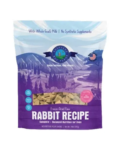 14oz Shepherd Boy FD Rabbit Recipe Food - Dog/Cat Supplements